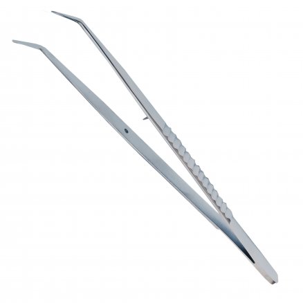 Пінцет по College стоматологічний, з гладкою робочою частиною. Довжина 16 см